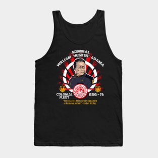 BSG 75 Admiral William Husker Adama Tank Top